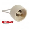 PORTALAMPARAS PORCELANA GU 10